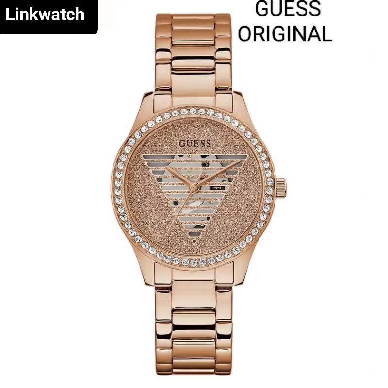 GUESS GW0605L3 LADY IDOL Jam Tangan Wanita Analog Rose Gold Original Garansi Resmi 1 Tahun