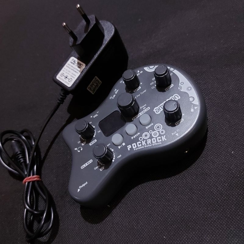 Efek Gitar Digital Multiefek Ammoon Pockrock