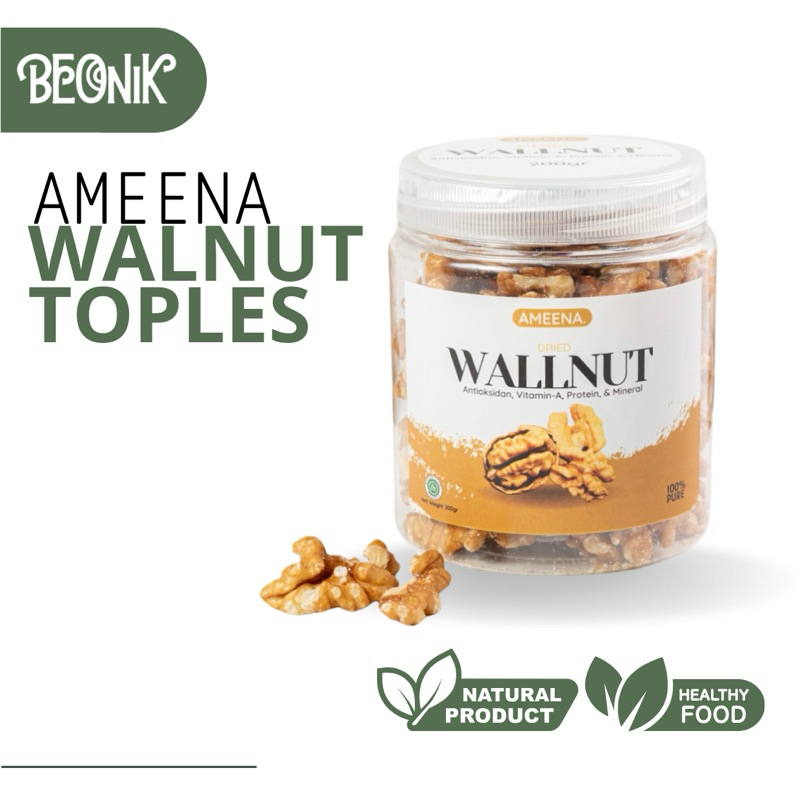 

[ TOPLES ] Walnuts Roasted 200GR | Ameena Premium Quality