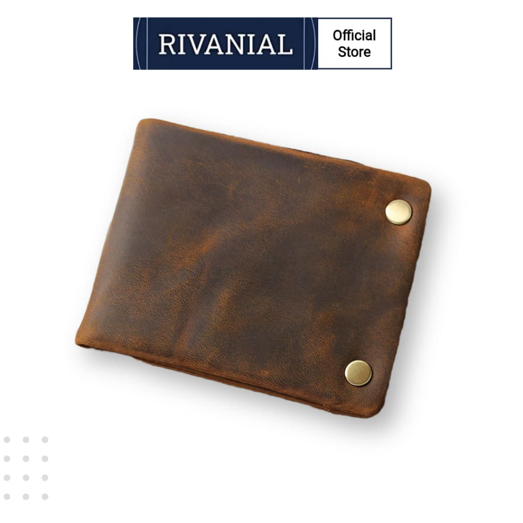 Rivanial Dompet Crazy Horse Pria