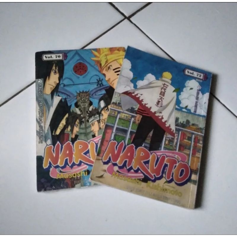 Komik Naruto vol 70 dan 72 seken