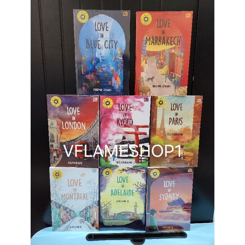 [Novel Preloved] Around The World With Love Love in Blue City & Love in Marrakech By Irene Dyah, Lov