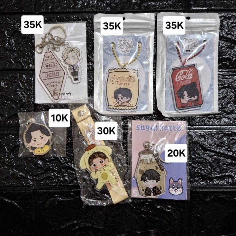 Unofficial Keyring Keychain SEVENTEEN JEONGHAN NCT DREAM JENO TREASURE JUNGHWAN HARUTO