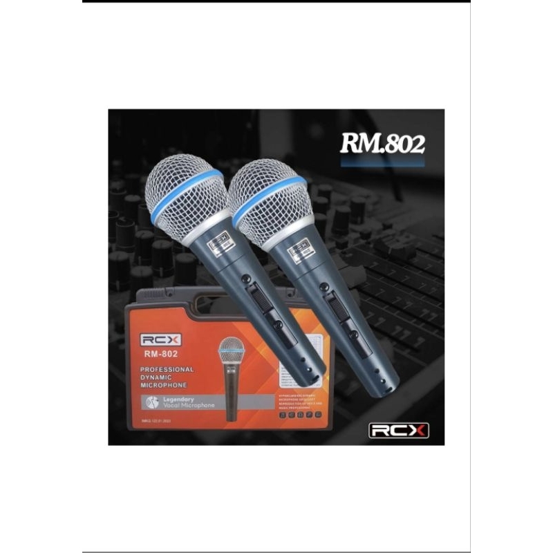 RCX MIC DYNAMIC PROFESIONAL MICROPHON KABEL RCX ORIGINAL