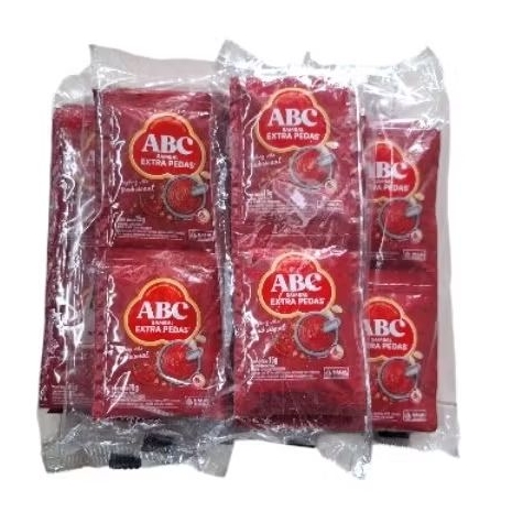 

Saos Sambal ABC Extra Pedas 5 Renceng Isi 50pcs × 15gr