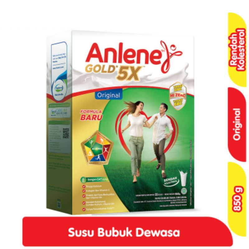 

Anlene Gold 5X Susu Bubuk Dewasa Original 850 g