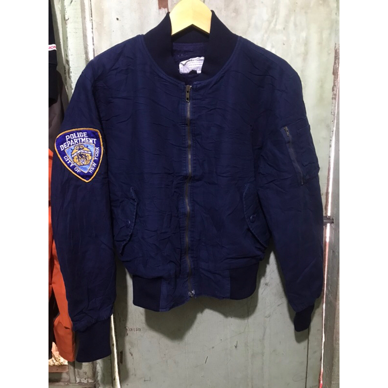 BOMBER JACKET POLICE NYPD SECOND PRELOVED