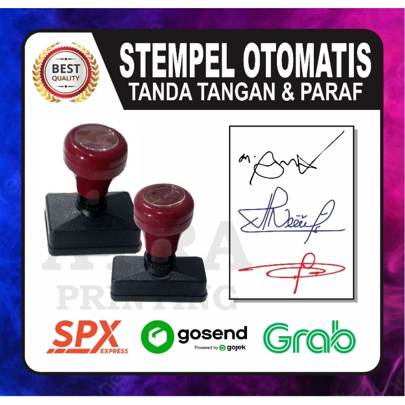 

PROMO STEMPEL TANDA TANGAN DAN PARAF/STEMPEL OTOMATIS/STEMPEL MURAH