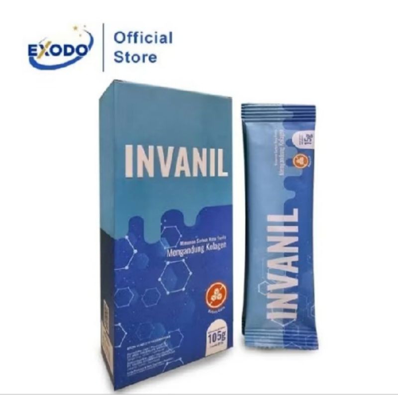 

INVANIL Minuman Serbuk Asli 100% Collegen Kualitas Terbaik Lulus Uji BPOM RI
