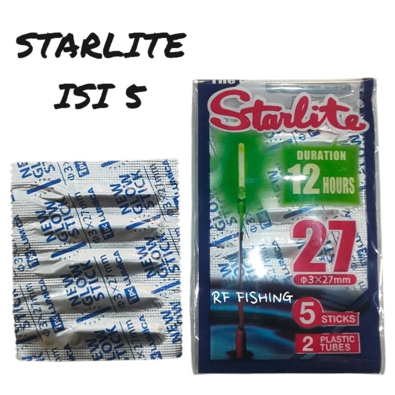 Starlite Pancing isi 5Pcs/Glow Stik/Light Stick Lampu Pancing
