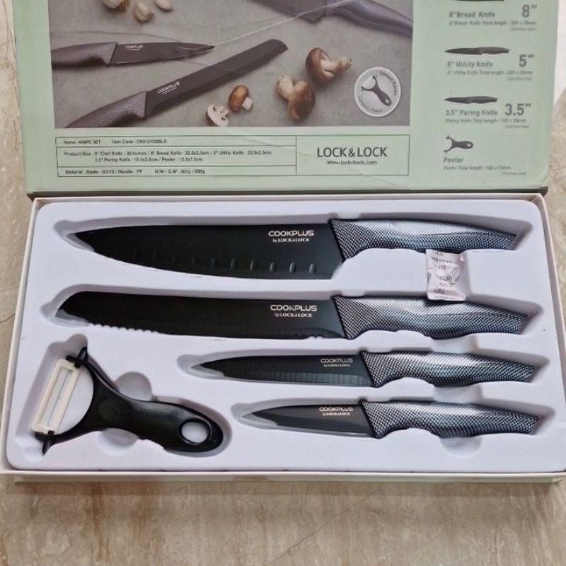 Knife set lock & lock