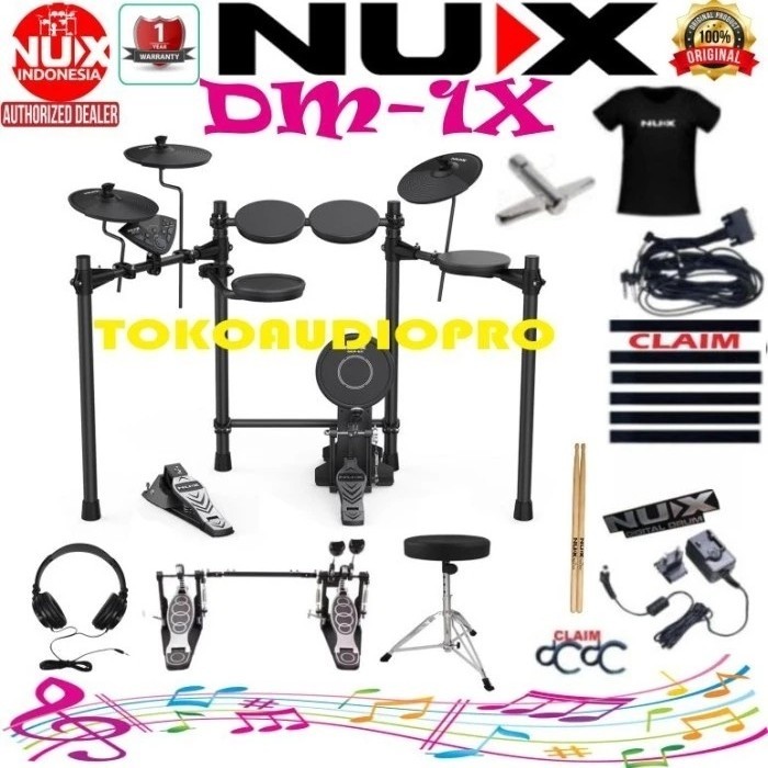 Nux DM1x  Elektrik Drum Paket Nux DM-1X Drum Set