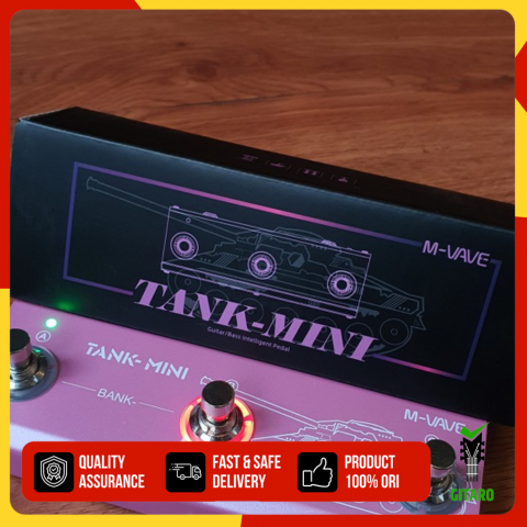 M-Vave Tank Mini Multi Efek Mvave Tank Mini Effect Pedal
