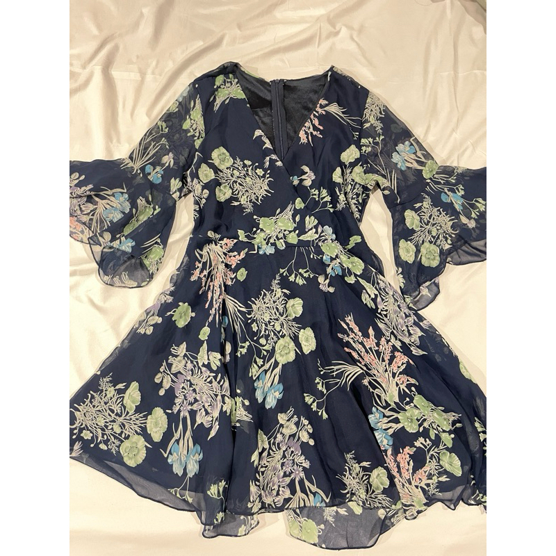 Preloved Dress Bunga Bunga