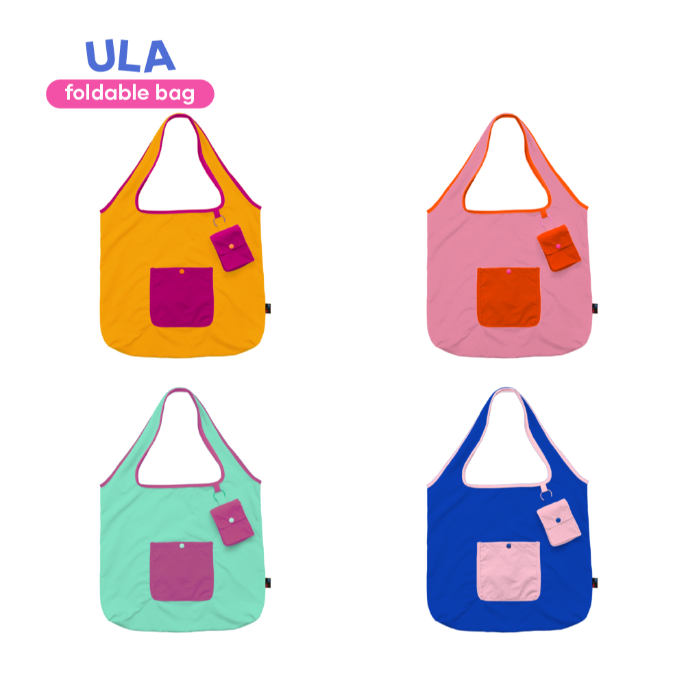 Foldable Nylon Bag | Foldable Shopping Bag | Tote Bag Nylon | Tas Belanja Lipat - ULA Series