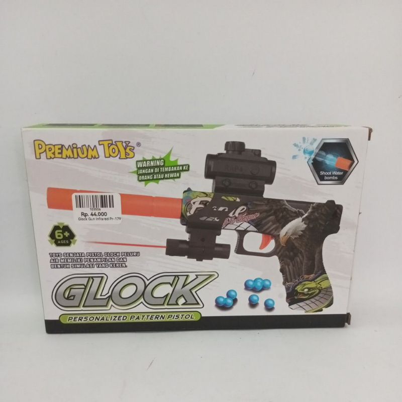 mainan anak Glock gun PR17916