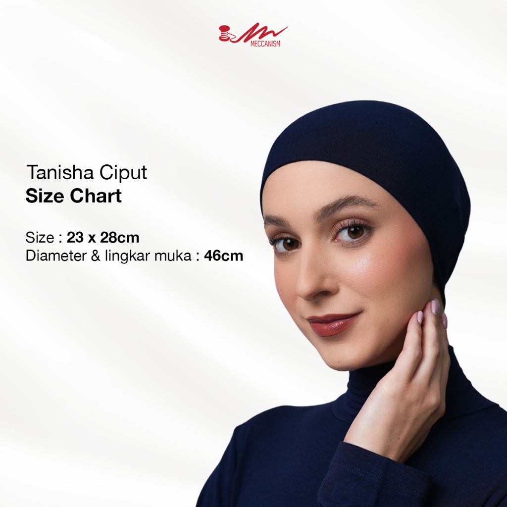 Promo ZM x Meccanism - Tanisha Bandana Ciput Spandex Jilbab Wanita