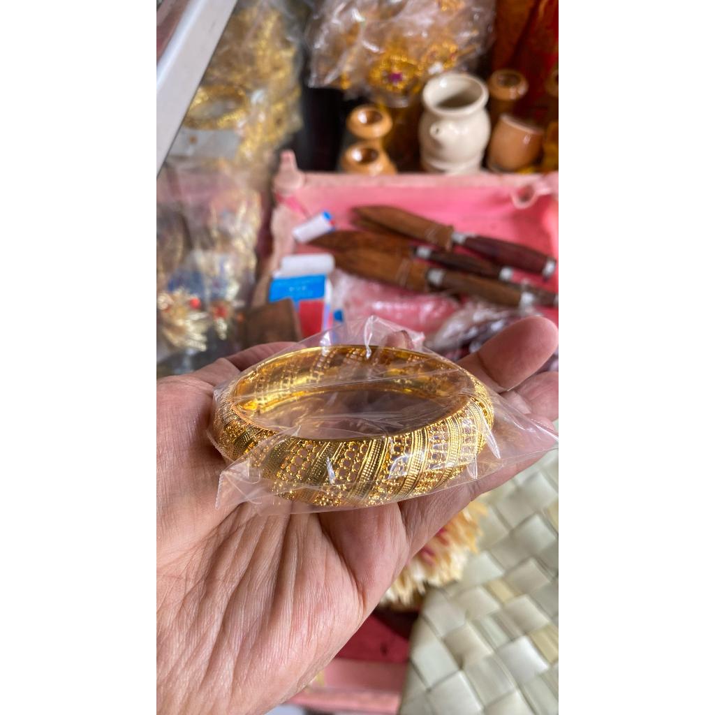 gelang emas imitasi / gelang tangan penari