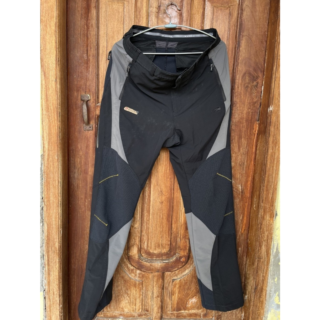Celana Eider Outdoor Gunung Hiking Hitam Abu