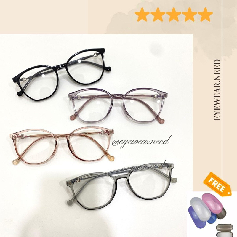 Kacamata anti radiasi cat eye 8175 wanita