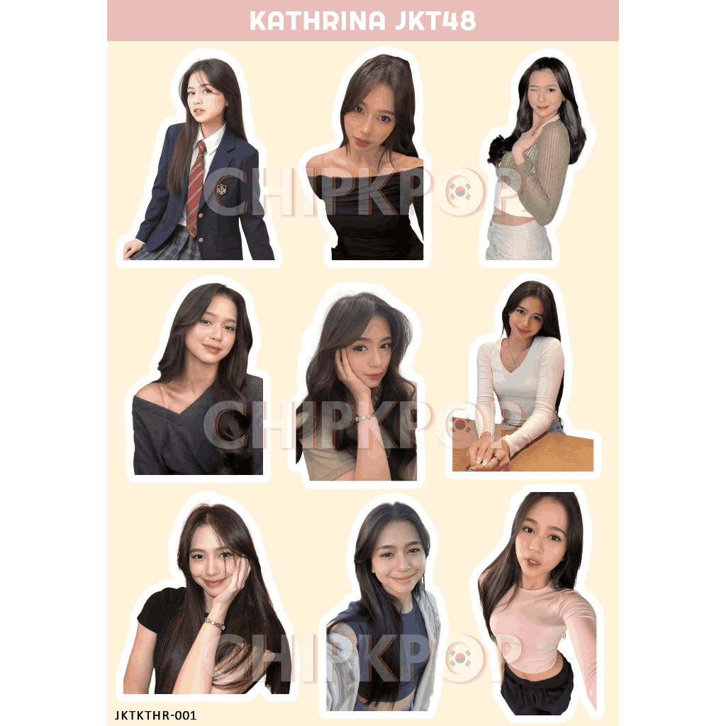 KATHRINA STIKER JKT 48 I STIKER JKT 48 I JKT 48 NEW ERA I STIKER KATHRINA JKT48 I STIKER HOLOGRAM JK
