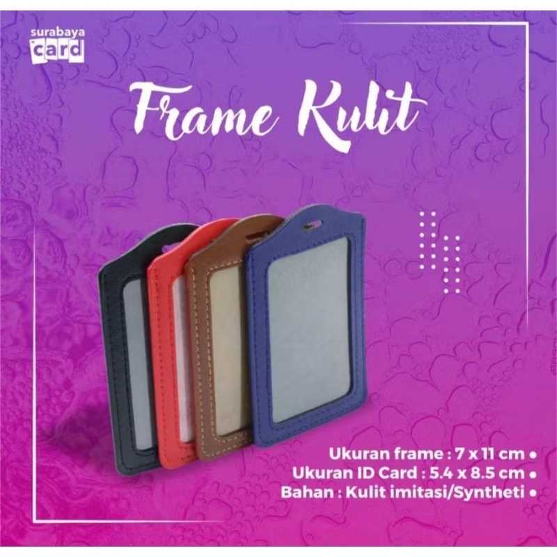 

1 Pcs Tempat ID Card Holder Kulit