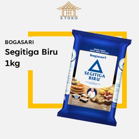 

Bogasari Tepung Terigu Segitiga Biru / Kunci Biru / Cakra Kembar 1 kg