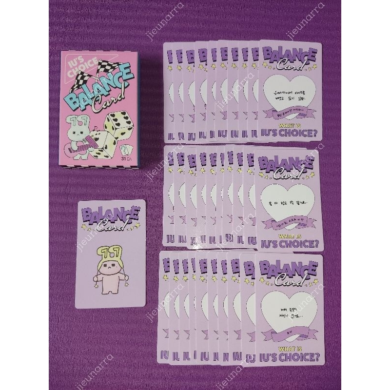 IU Balance Card Official Uaena 7th Gen Fanclub Kit