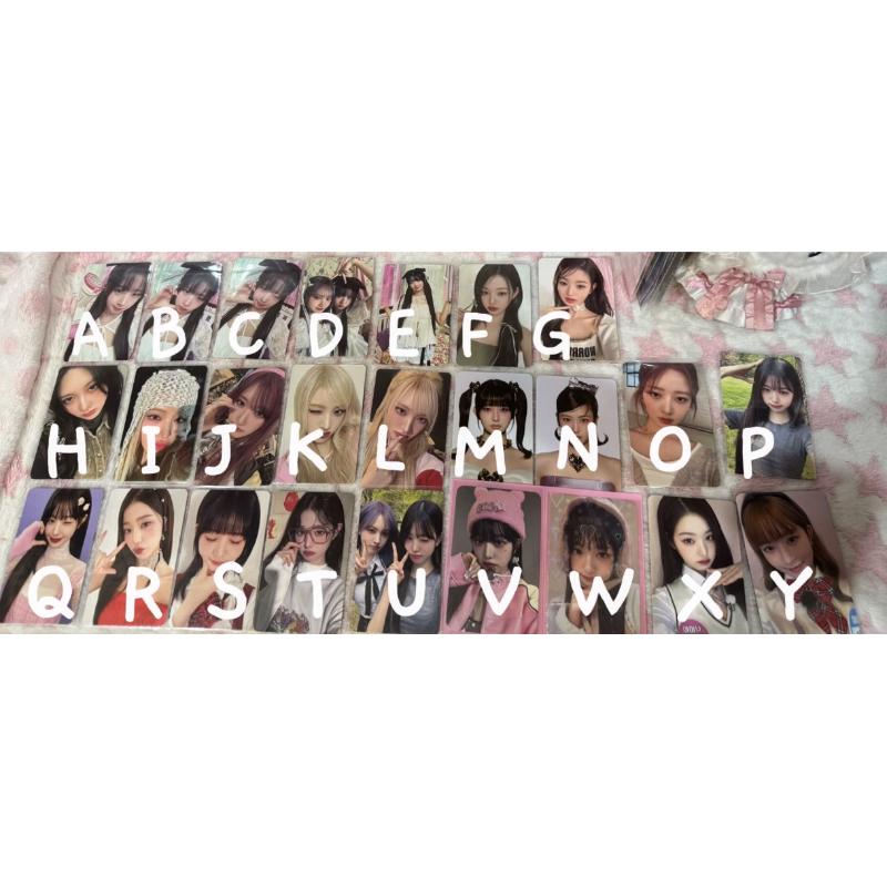 Ready Photocard official kpop Ive Rei Gaeul Liz Leeseo Wonyoung Yujin