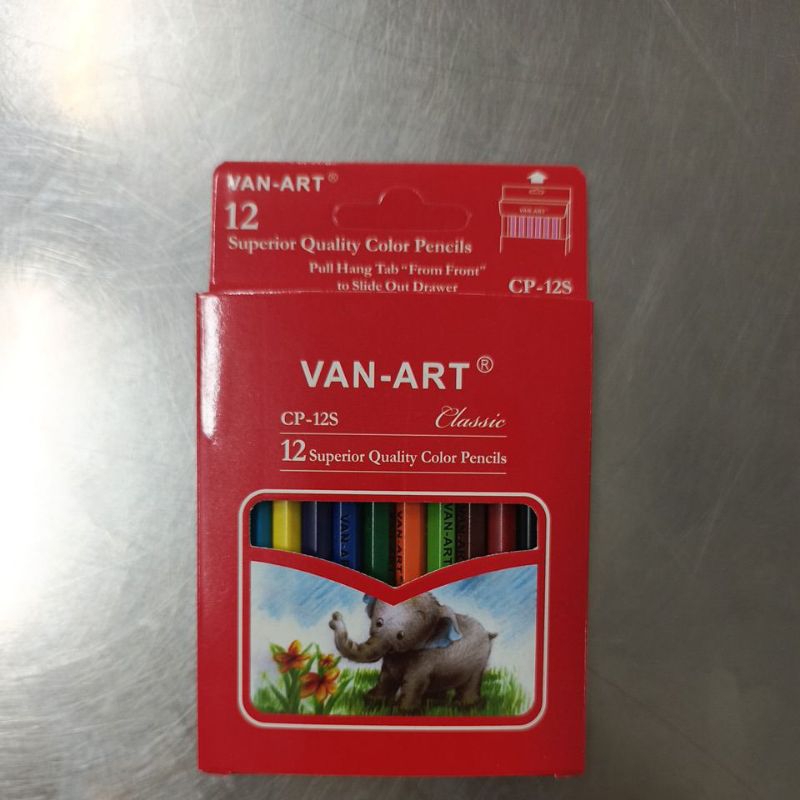 

van art pensil warna 12s
