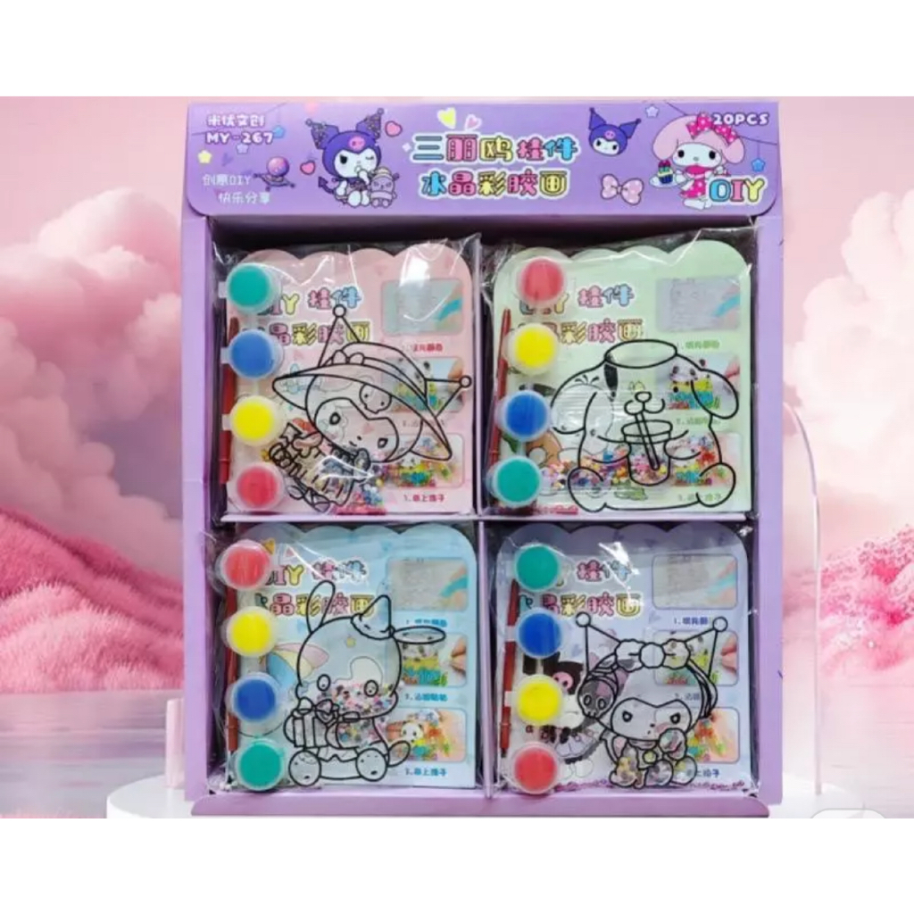 

acrilic set painting Sanrio