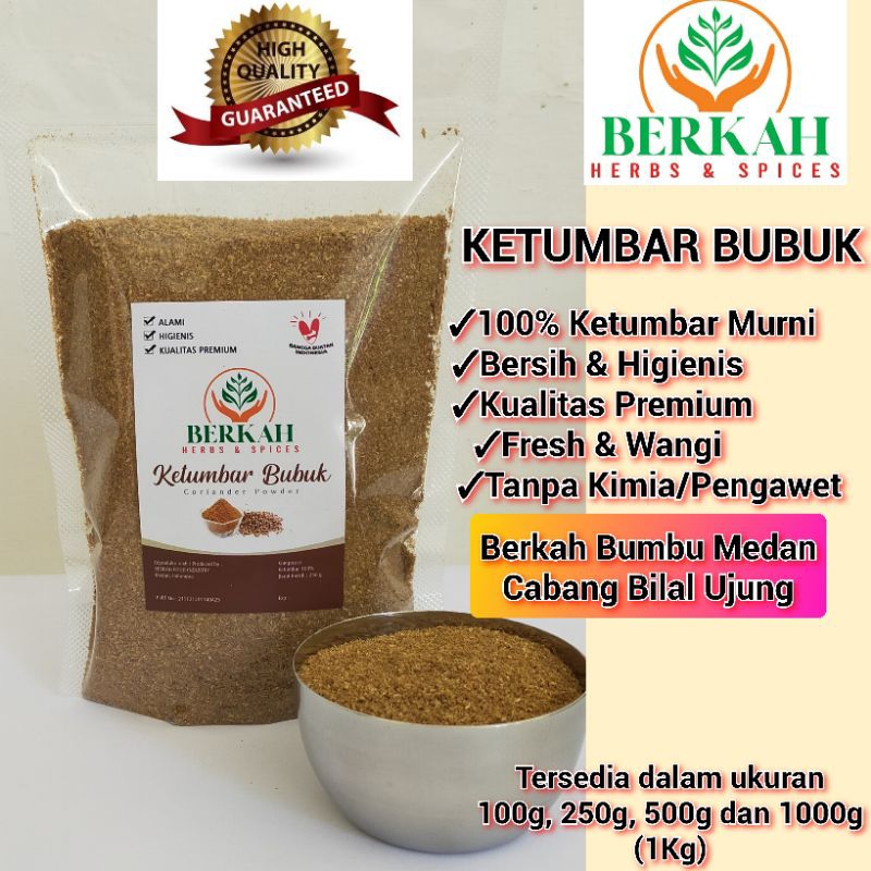 

Ketumbar Hitam Bubuk Berkah 500g 1kg Kualitas Premium Halal Tanpa Pengawet