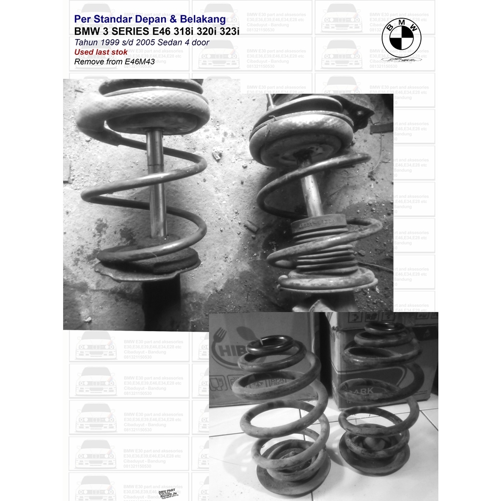 Per Standar Depan & Belakang BMW 3 SERIES E46 318i 320i 323i