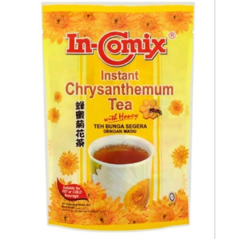 

In Comix Chrysanthemum drink with honey 270Gr ( 18 Sachet x 15 Gr )