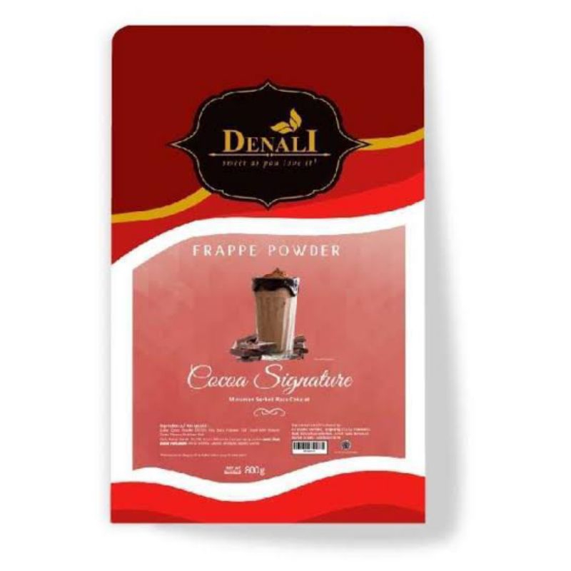 

Denali Powder Cocoa Signature Bubuk Minuman Premium Kemasan 800 Gram