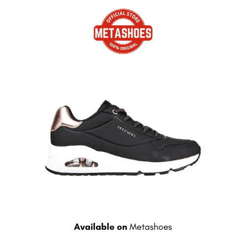 Sepatu Casual Uno Women's Sneaker - Black Original