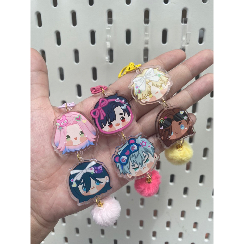 ANIMEGUZZU ALIEN STAGE KEYCHAIN - LUKA HYUNA IVAN TILL MIZI SUA - ALIEN STAGE