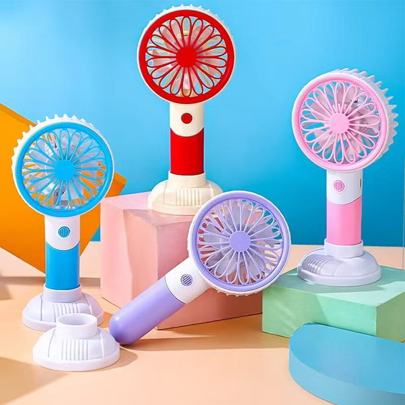 KIPAS ANGIN MINI  - KIPAS ANGIN MINI PORTABLE USB+ Lampu Berwarna