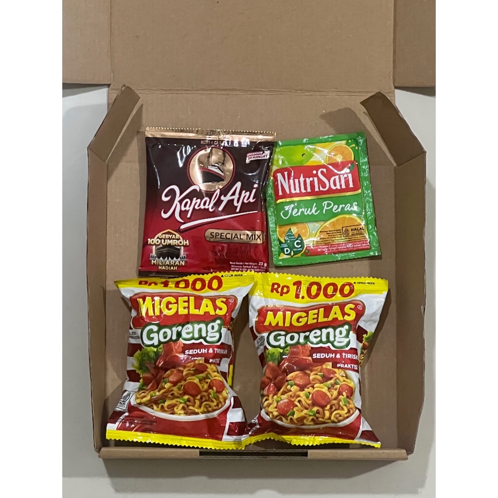

Paket Sembako Instan Ekonomis Mie Instan Minuman Saset