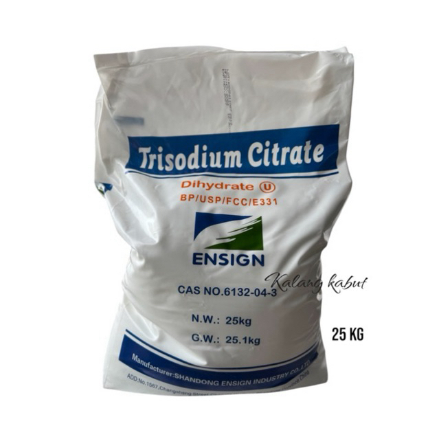

Trisodium citrate - sodium citrate - 25 kg