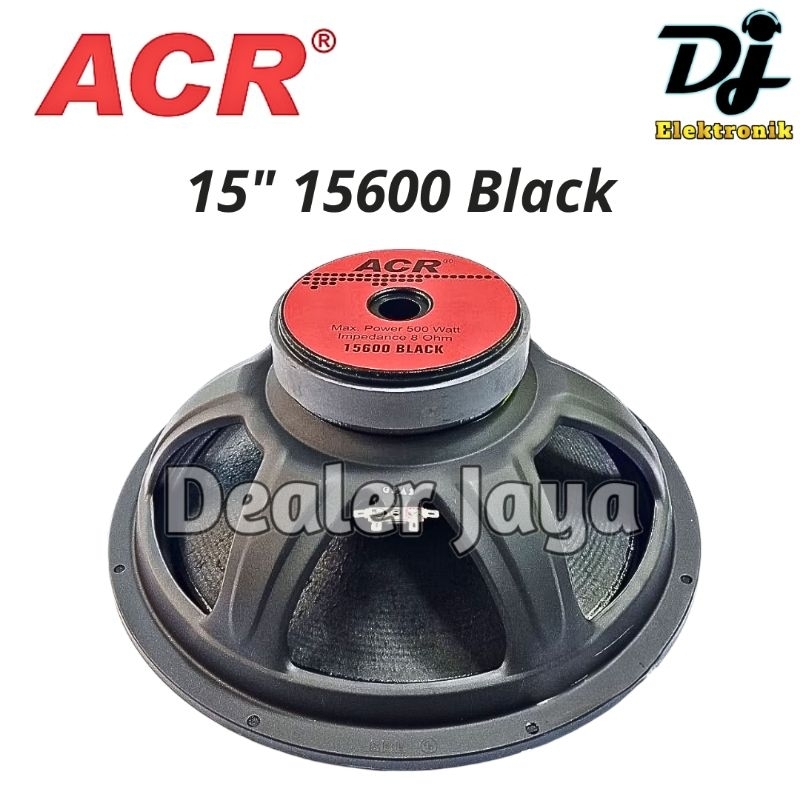 Speaker Komponen ACR 15600 BLACK / 15600BLACK - 15 inch