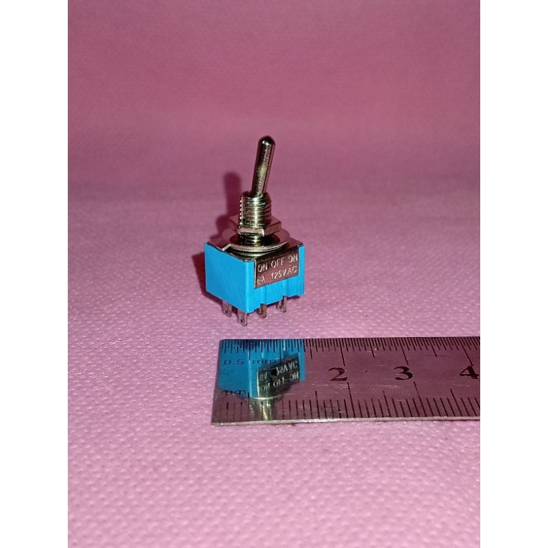 Saklar Toggle 6 Pin On Off On