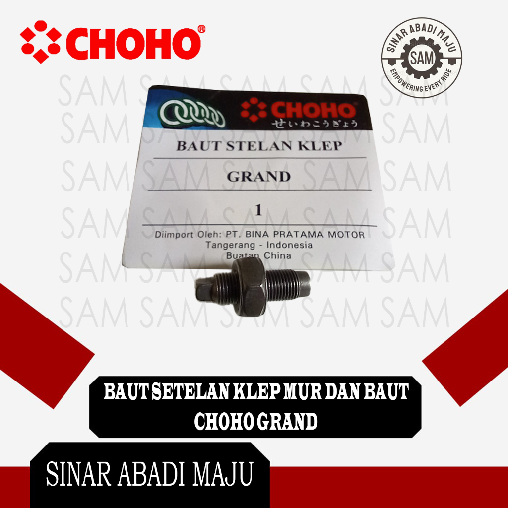 BAUT SETELAN KLEP BAUT STELAN KLEP DAN MUR CHOHO GRAND