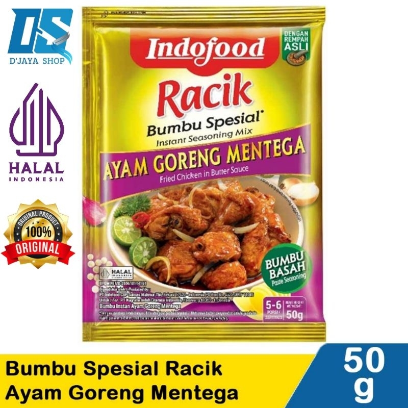 Indofood Bumbu Spesial Racik Ayam Goreng Mentega 50g