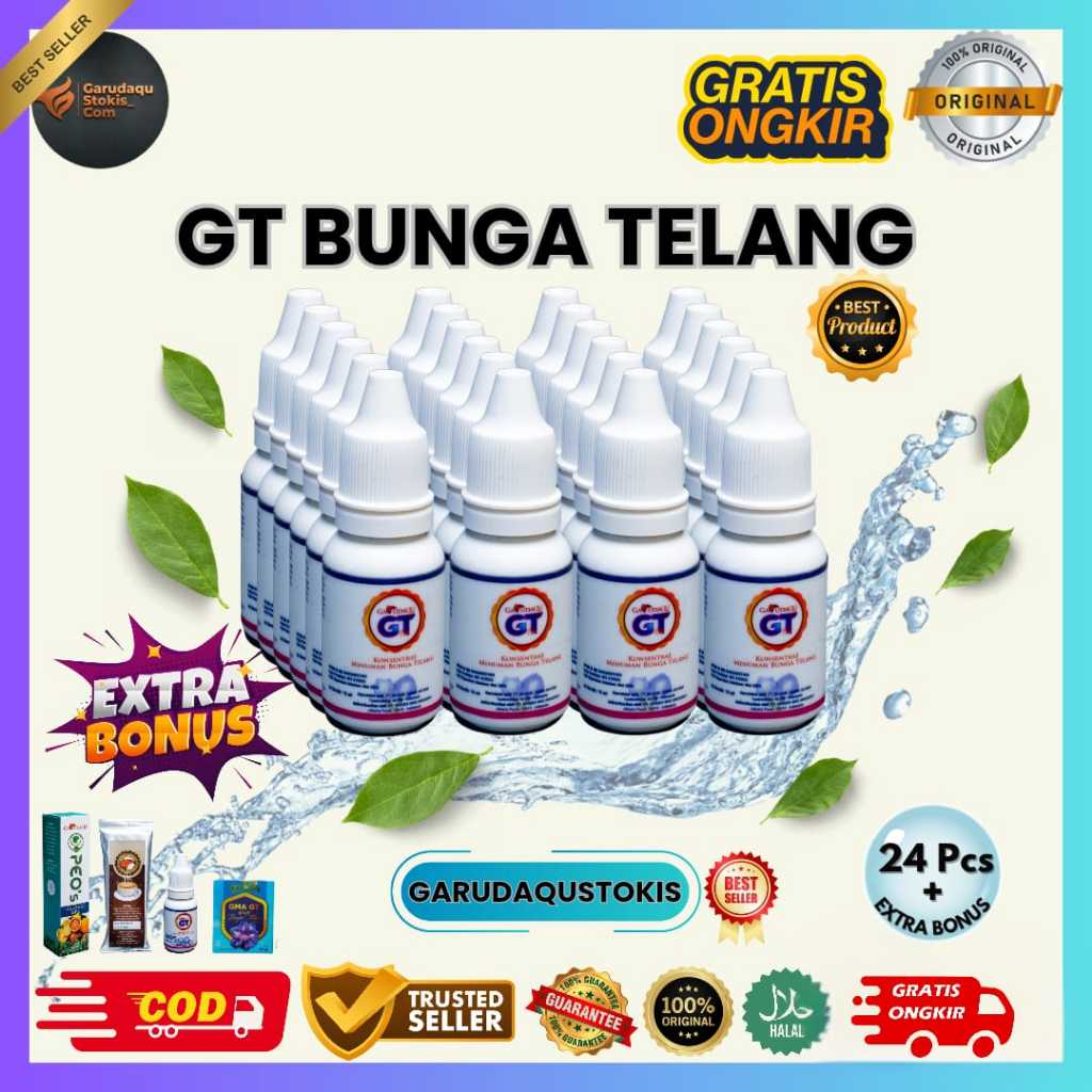 

24 BOTOL GT BUNGA TELANG ORIGINAL