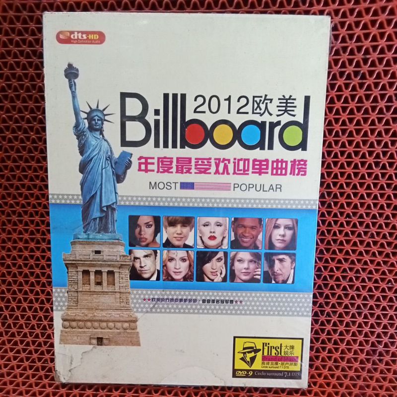DVD Billboard 2012 Most Popular 100% ORIGINAL