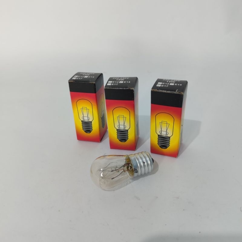 Lampu Kulkas Freezer Ukuran Drat E12 E14 E17 Lamp Bohlam Kecil