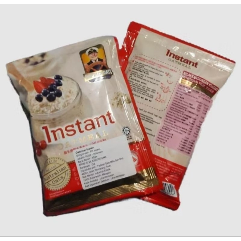 

Instant Oatmeal 600g Kemasan sachet @30g