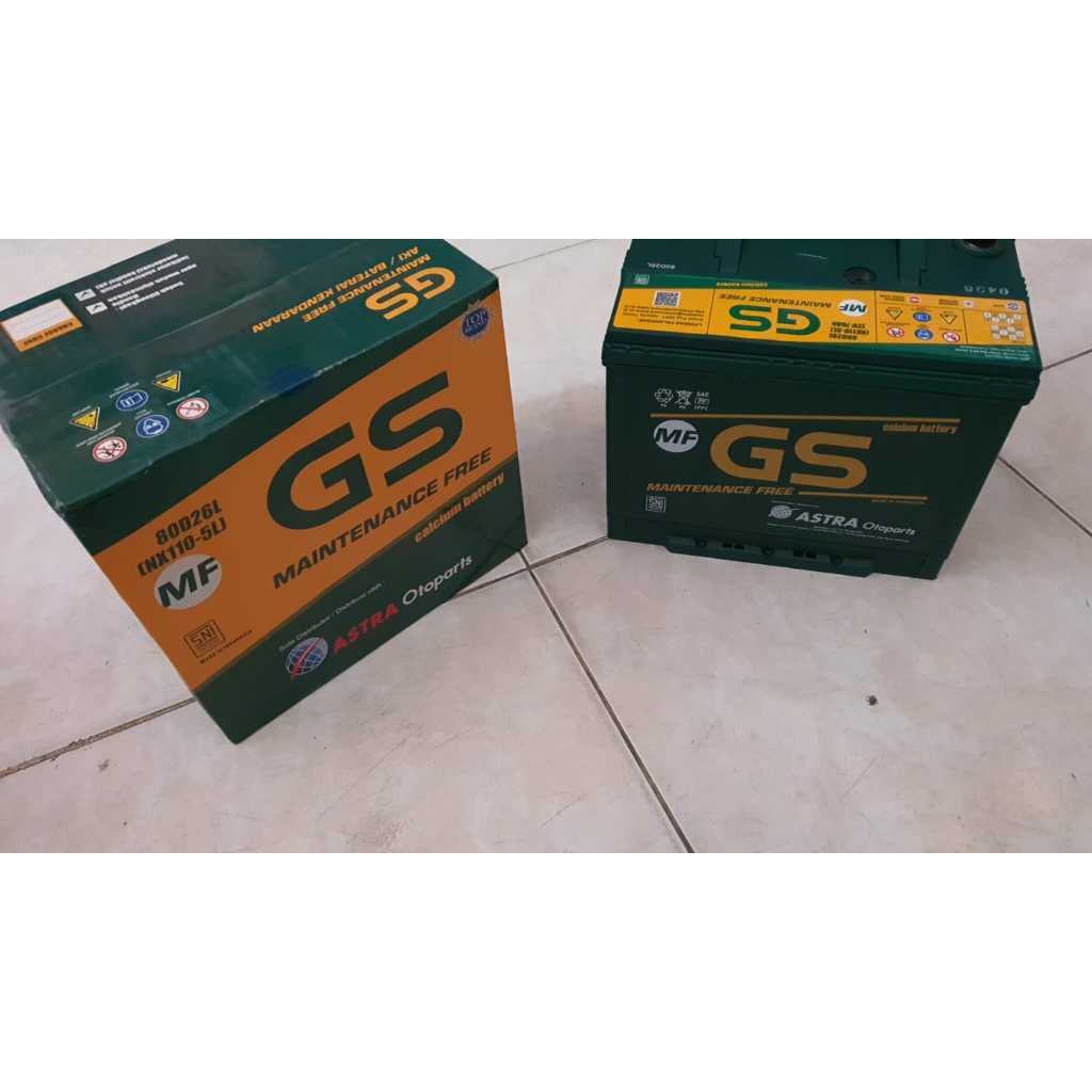 Aki Kering Aki GS ASTRA MF 80D26L (70 Ampere)