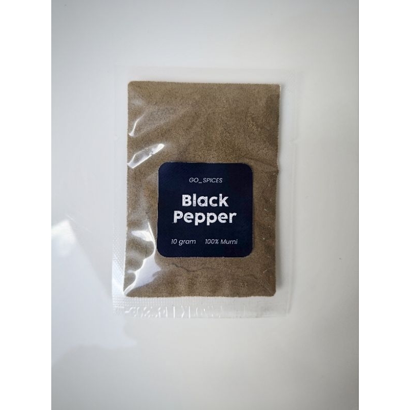 

Go_spices Black pepper bubuk 10gram